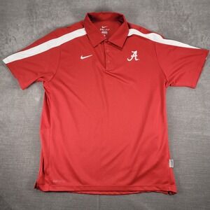 Nike Dri-FIT Alabama Polo Shirt Athletic Fit‎ Collegiate Red Large